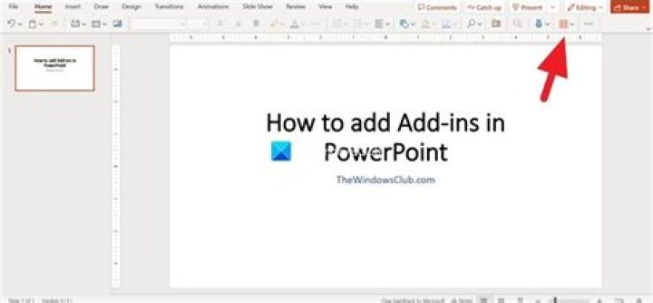 How do I add add ins to PowerPoint 2016?